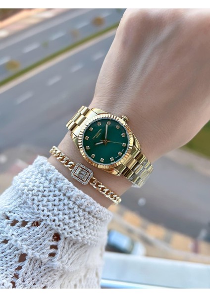 Çelik Kordonlu 3 Atm Suya Dayanıklı 2 Yıl Garantili Kadın Kol Saati BC.08212.170 fiyatları