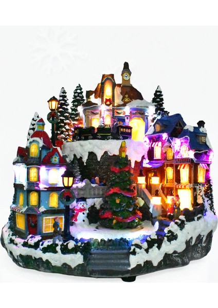 Premium Collection Işıklı Şehir Süs