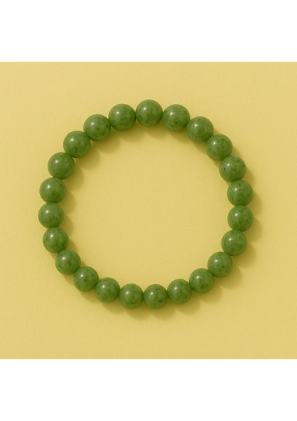 Yeşim Taşlı Doğal Taş Bileklik