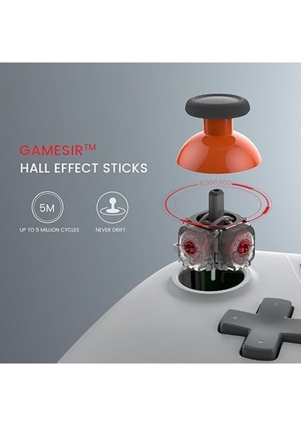 Nova Lite Çoklu Platform Kablosuz Oyun Kumandası, Pc, Steam, Switch, Ios ve Android Uyumlu Hall Effect 20Hz Turbo (Blush Pink) indirimleri