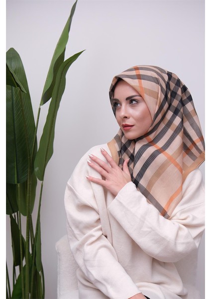 Renkli Karma Desen Dijital Soft Eşarp