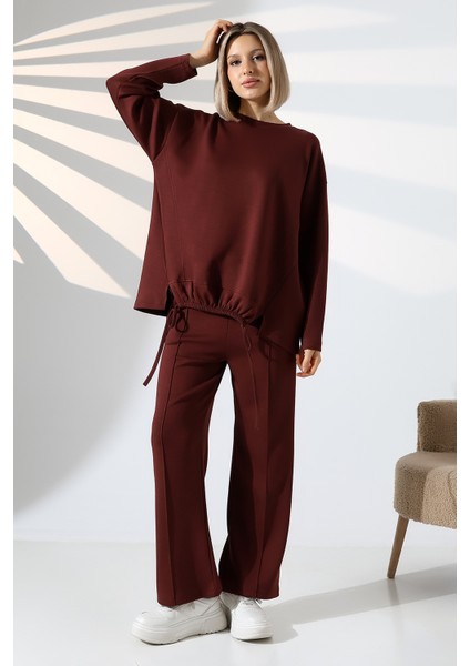 Tesettür Oyşo Modal Büzgülü Makkon Alt Üst Takım fırsatları