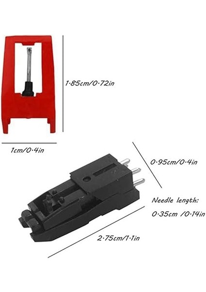 3 Adet Gramofon Kayıt Manyetik Stylus ile Lp Vinil Iğne Aksesuarları Fonograf Pikap Stylus modelleri