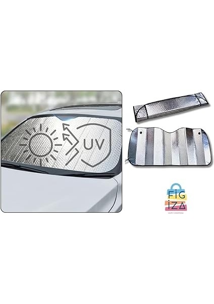 Oto Ön Cam Katlanabilir Güneşlik Araç Torpido Koruyucu Perde (Büyük Jumbo Boy 150 * 70CM) fiyatları