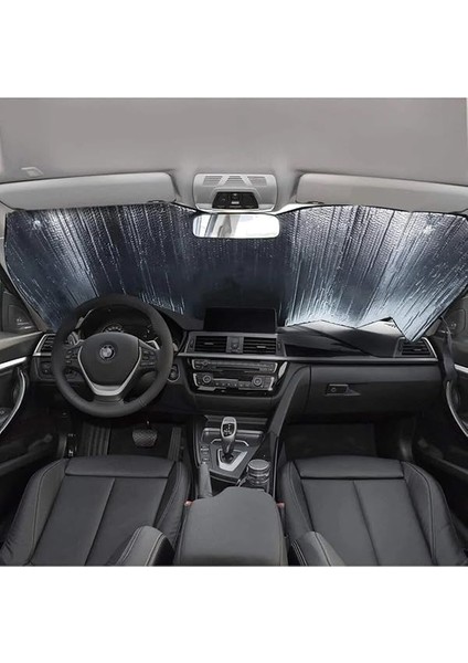 Oto Ön Cam Katlanabilir Güneşlik Araç Torpido Koruyucu Perde (Büyük Jumbo Boy 150 * 70CM) modelleri