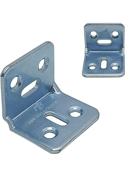 10 Ad. L Demir Gönye Köşebent 30X25X25MM - Mobilya Dolap Raf Masa Köşe Bağlantı Birleştirme Sabitleme Aparatı fırsatları