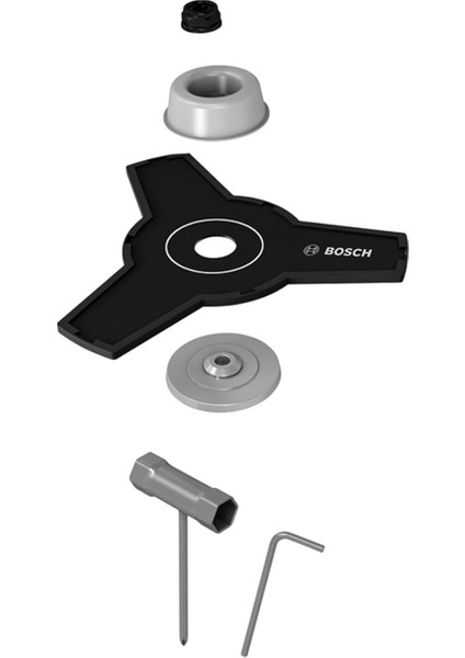 Tırpan Makinesi Bıçak Seti 23CM, 2mm + Kit (Agc 36V-33 Için)