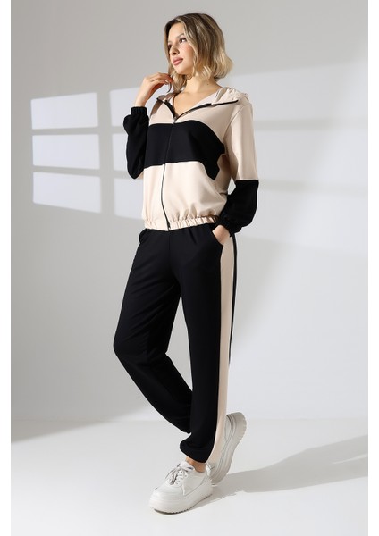 Kadın Kapüşonlu Spor Ikili Takım Cebli Rahat fiyatları