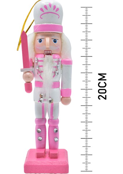 4lü Pink Kurşun Asker Seti 13,5 cm