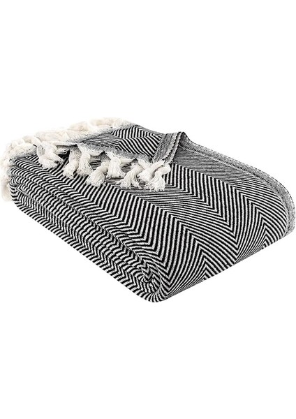 Pamuklu Koltuk Örtüsü Desenli 200X230 cm Kanepe Çekyat Bezi