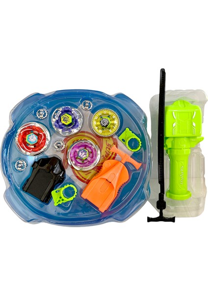 Tornado Beyblade Metal Topaç Seti Tutma Aparatlı Beybileyt Set Fırlatıcılı 5 cm fiyatları