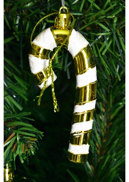 Xl Şeker Kamışlı Karışık Süs Seti Gold indirimleri