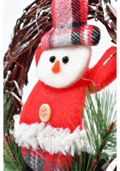 Naturel Yılbaşı Kapı Süsü modelleri