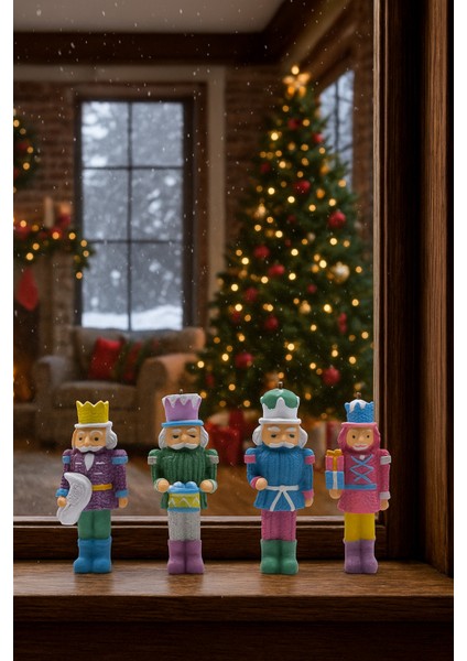 8cm 4lü Renkli Kurşun Asker Set modelleri