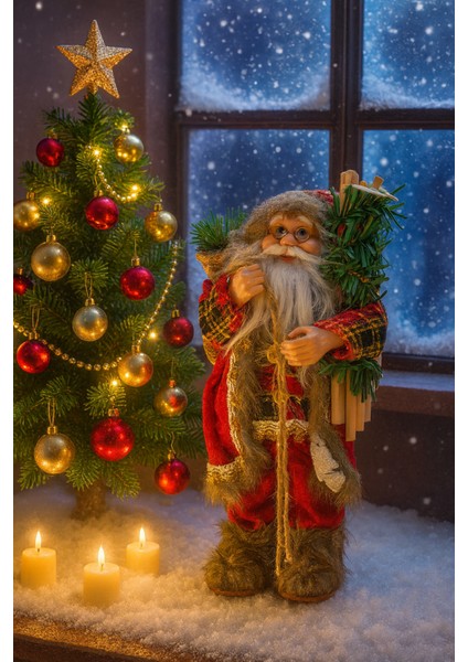 Luxury New Model 1 Noel Baba Santa 30 cm fiyatları