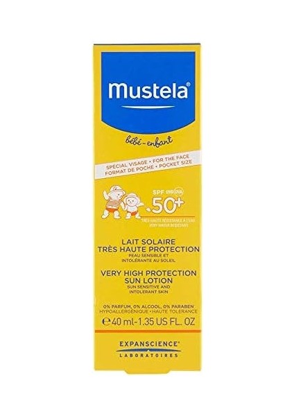 Mustela Güneş Koruyucu Losyon Spf 50 40 Mililitre fiyatları