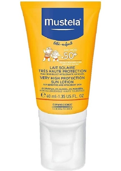 Mustela Güneş Koruyucu Losyon Spf 50 40 Mililitre modelleri