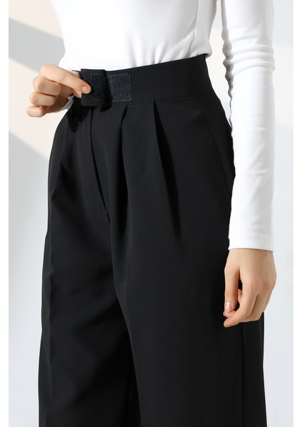 Kadın Palazzo Pantolon Beli Cırtlı fırsatları