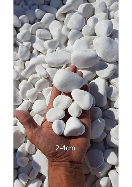 Mezar Taşı 50 kg 2-4 cm Beyaz Dolomit Taş Dere Çakıl Taşı Bahçe Süs Taşı Mezar Süsleme Taşı fiyatları