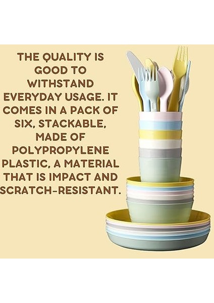 6'lı Paket x - Kalas Çocuk Renkli Kaseler modelleri