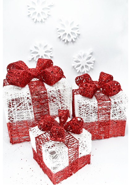 3lü Hediye Paketi Kırmızı-Beyaz Set fiyatları