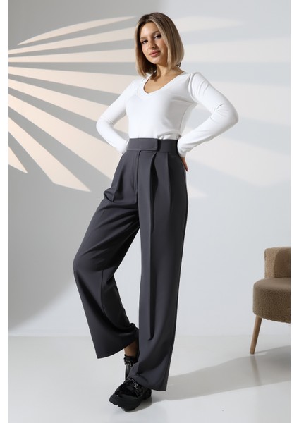 Kadın Palazzo Pantolon Beli Cırtlı fiyatları
