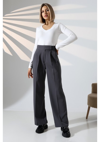 Kadın Palazzo Pantolon Beli Cırtlı modelleri