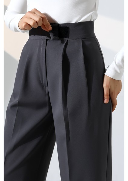 Kadın Palazzo Pantolon Beli Cırtlı