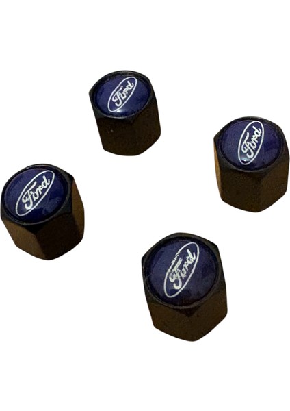 Klasik Mavi Logolu Metal 4 Adet Sibop Kapak