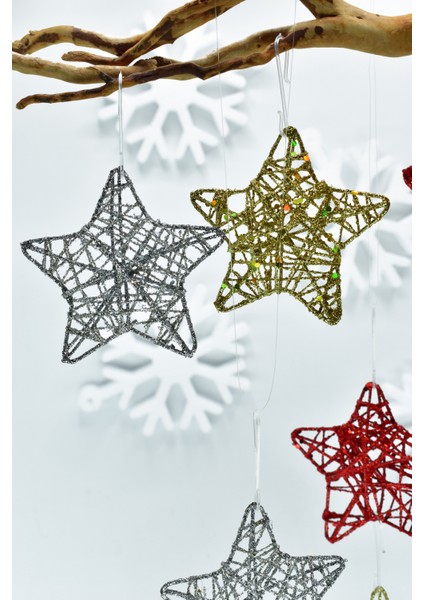 6lı Yıldız Süs Mix