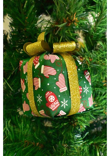 Desenli Hediye Kutusu Süs Mix