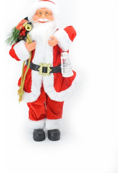 Luxury Noel Baba Santa Claus Yılbaşı Süsü 40CM