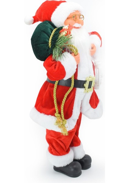 Luxury Noel Baba Santa Claus Yılbaşı Süsü 40CM fiyatları