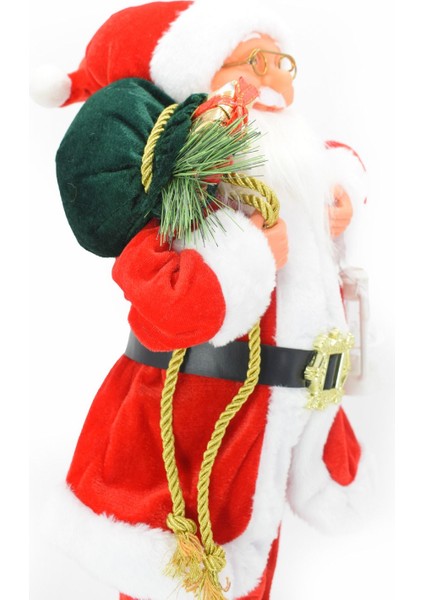 Luxury Noel Baba Santa Claus Yılbaşı Süsü 40CM modelleri