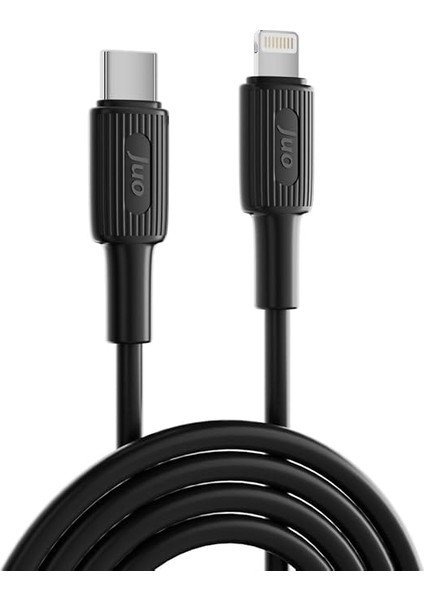 27W USB Type-C To Lightning iPhone iPad Silikon Hızlı Şarj ve Data Kablosu Siyah 1 Metre indirimleri