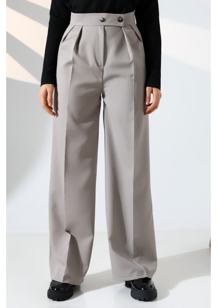 Kadın Palazzo Pantolon Düğmeli indirimleri