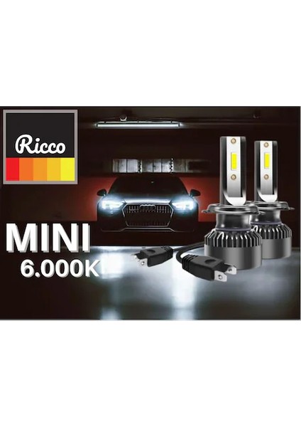 LED Far Ampulü Csp LED Yeni Mini H4 12-24V