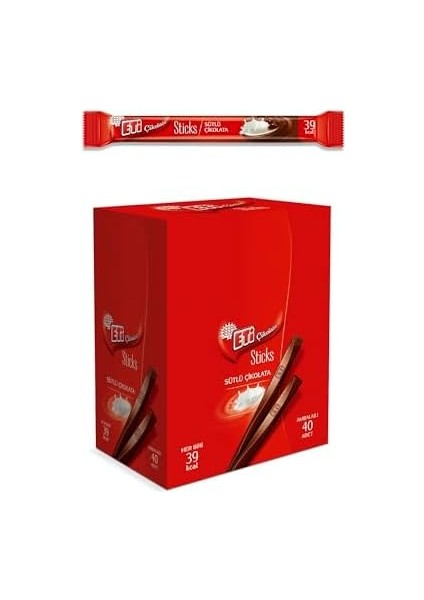 Eti Çikolata Sticks Sütlü Çikolata 7 G x 40 Adet fiyatları