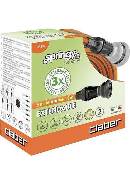 Uzatılabilir Hortum Seti, 1/2"-5.15 mt Uzar Başlangış, Askılı ve Duşlu Sulama Başlıklı, Polipropilen (Pp) Malzemeli, Turuncu, 15 Metre, 1 Adet, Bahçe, Hardware Bileşenleri fiyatları