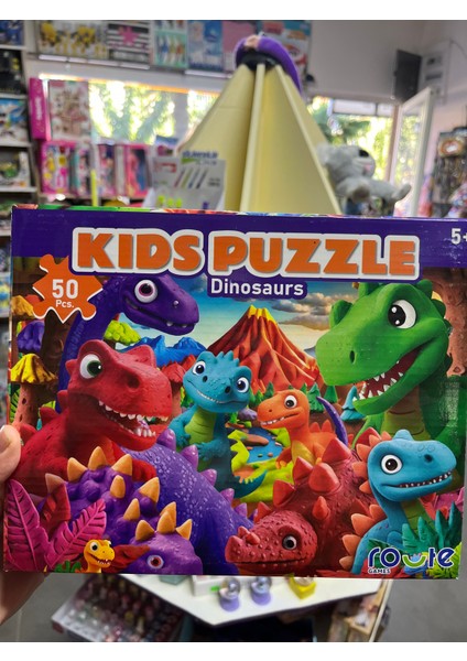 Çocuk Puzzle Dinozor