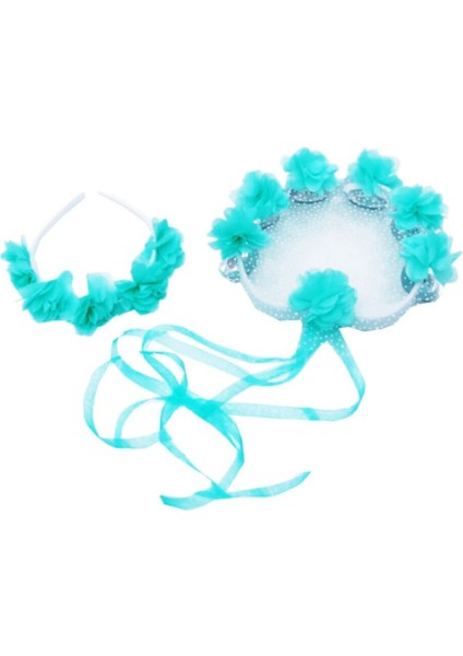 Kına Gecesi Lazer Güllü Tef 5 Adet Tef 5 Adet Taç