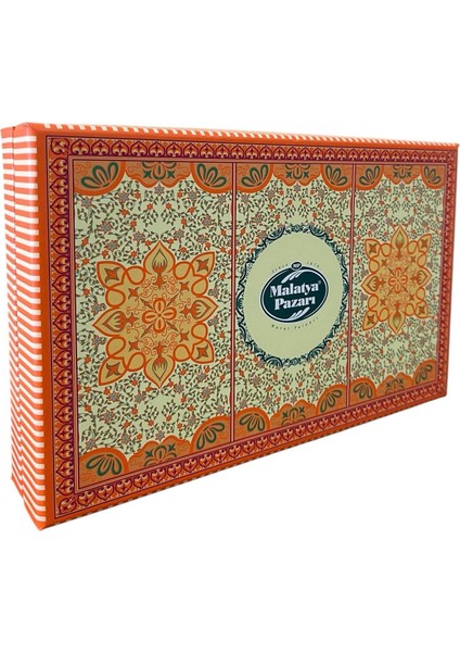 Etnik Desenli Kutu Lüks Kuruyemiş 400 gr