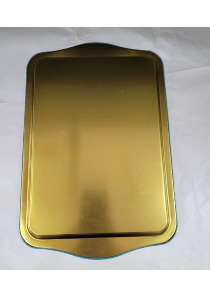 Yeni Yıl Büyük Metal Tepsi 33X22CM Merry Christmas Kardan Adam Noel 1 Adet modelleri