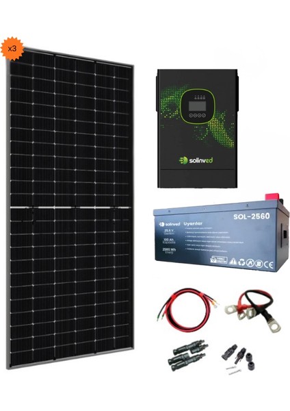3.6kw Solinved Lityum Solar Paket