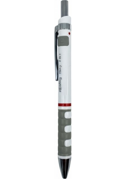 3 In 1 Premium – Limited Edition Çok Fonksiyonlu Kalem (Siyah-Kırmızı + 0.5 mm Uç)