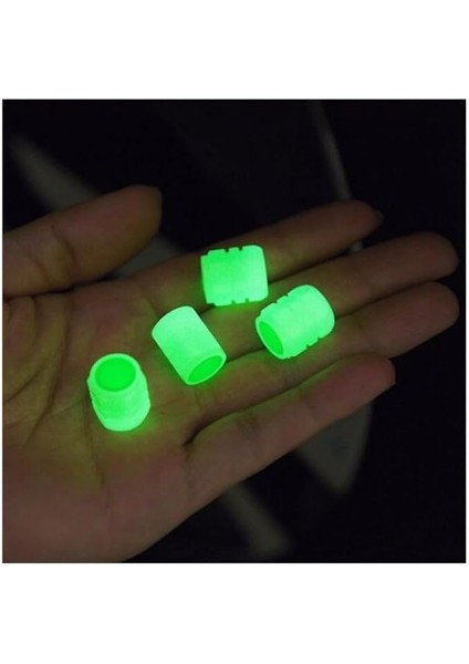 Sibop Kapağı, 4'lü Set, Yeşil, 12MM x 16MM, Tüm Araçlar Için Uyumlu