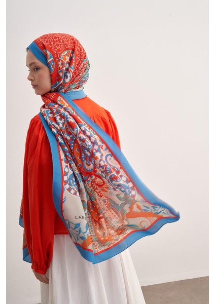 Lune Mavi Vela Floş Şal fırsatları