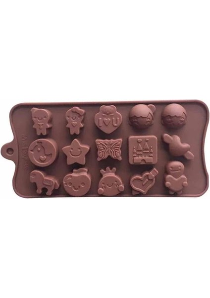 Silikon Çikolata Kalıbı Karışık Cisimler (Sck-54)