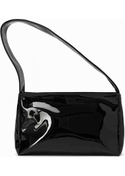 Siyah Rugan Suni Deri Omuz Çantası fiyatları