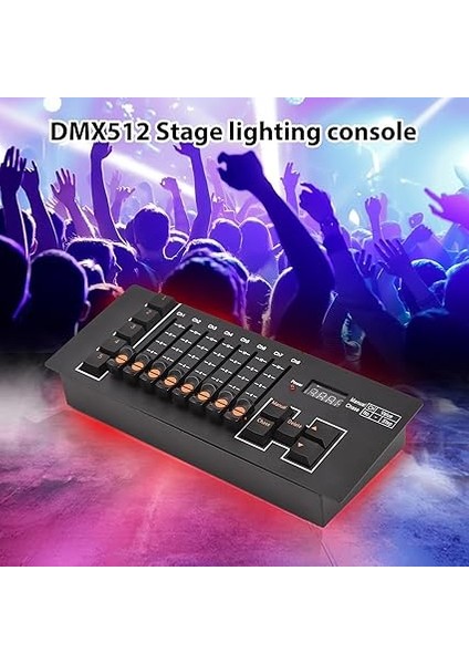 Dmx Denetleyici Dmx 512 40 Kanal Sahne Dj Işık Denetleyicisi, Dj Işıkları Için Parti Işığı Gösterileri Disko Pub Işığı Denetleyicisi Kapatma Belleği ile Konsol Paneli Tip-C Dmx Işık Denetleyic indirimleri